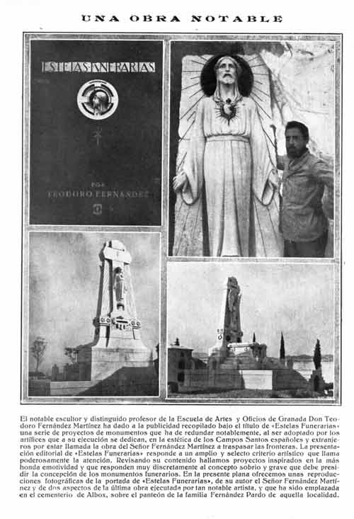Artículo de la revista Reflejos dedicado a la obra de Teodoro Fernández Martínez