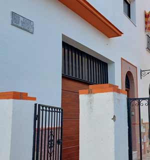 Calle de Concha Pertiñez, en Santafé. Foto: Agustin Jimenez